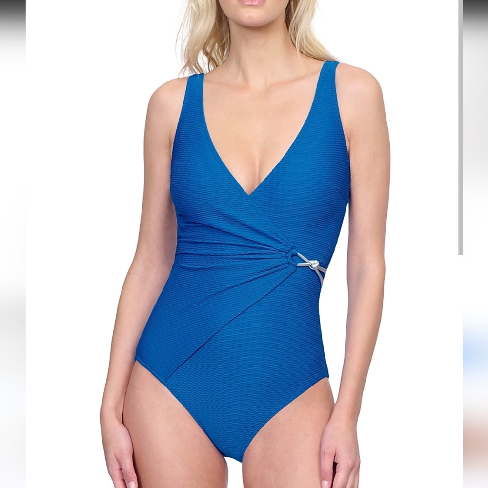 Gottex Vibrant Blue One-Piece Swimsuit